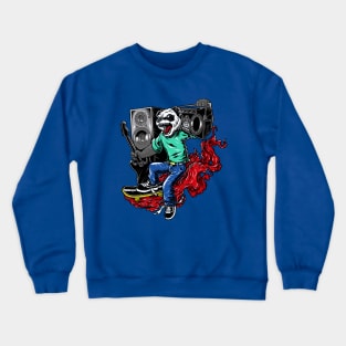 Panda Skate Music Crewneck Sweatshirt